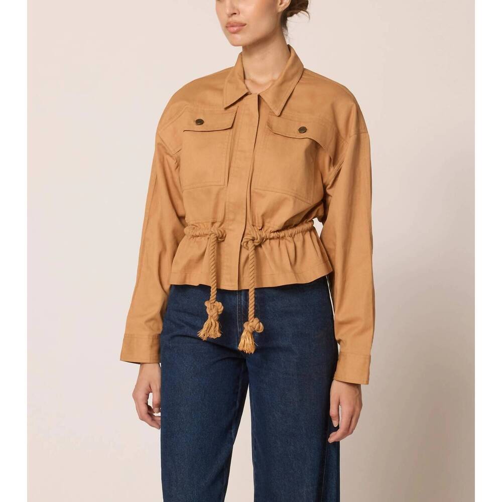 NEW CLEOBELLA jasper jacket in biscuit